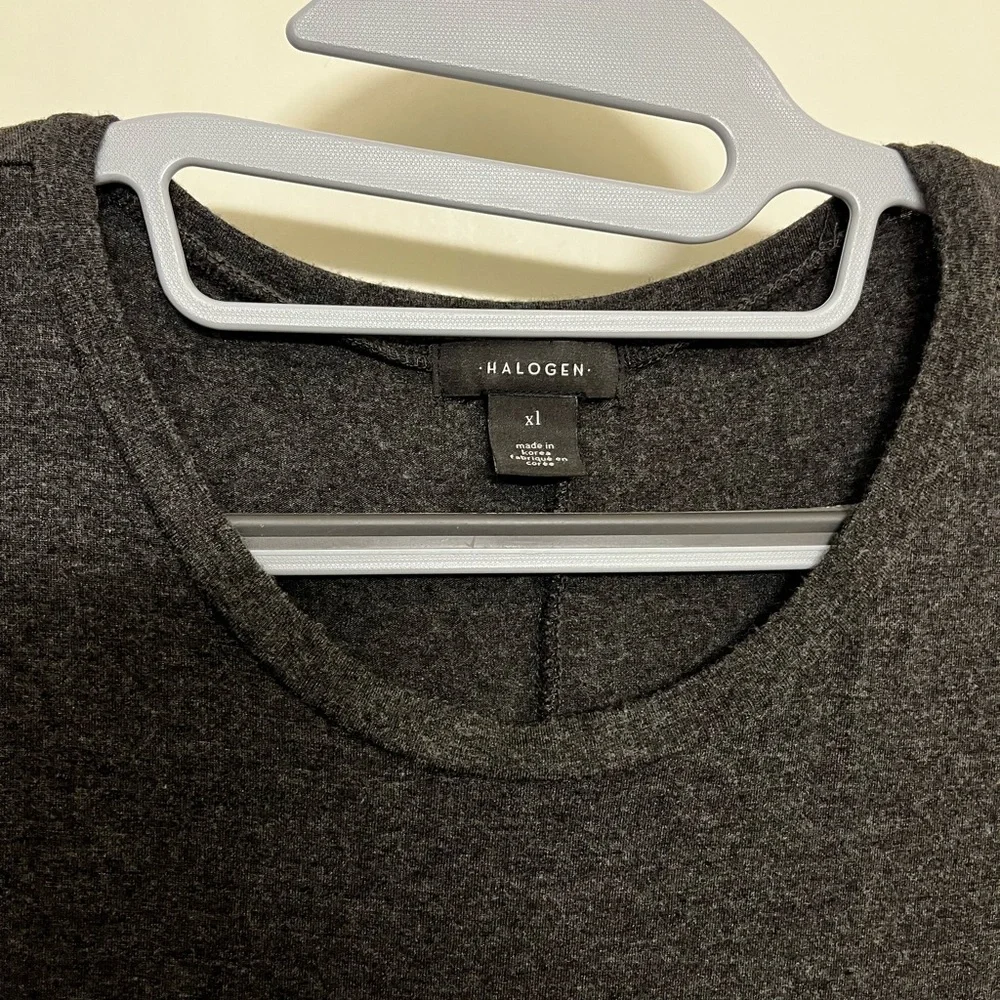 Halogen Crewneck Long Sleeve T-Shirt~ size XL - Picture 3 of 4